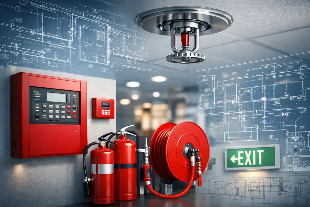 Design an Efficient Fire Protection System
