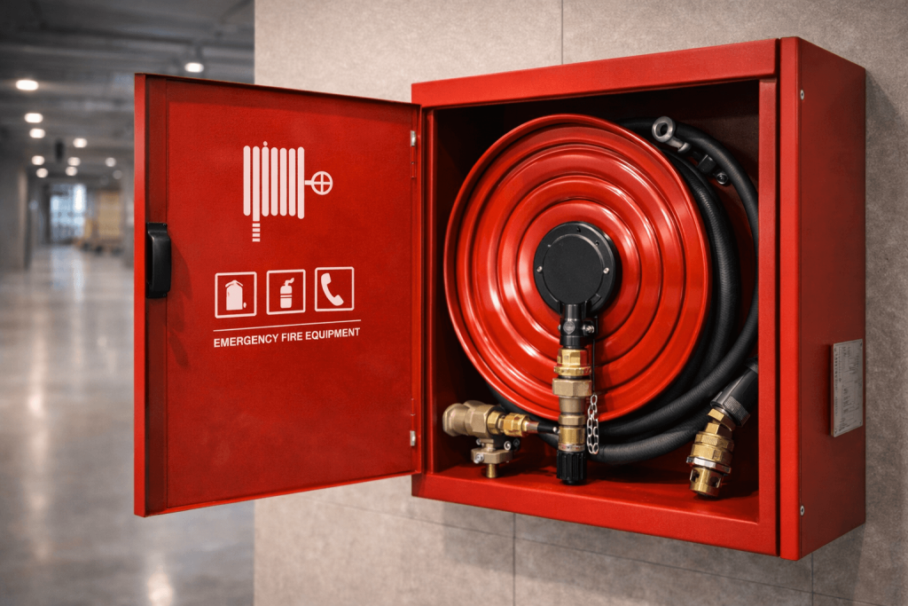 Fire Hose Reels and Hose Pipes