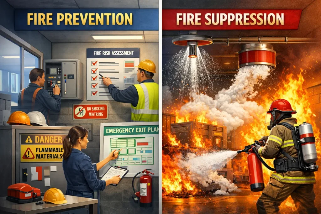 Fire Suppression vs Fire Prevention